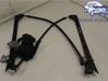 Rear door window regulator with motor 1107702