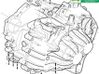 Manual 6 speed gearbox 36000614