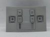 Headlining lighting console trim 