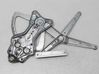 Front door window regulator with motor 51321965077