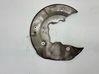 Front brake disc dust cover plate 31362687