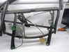 Front window lifting mechanism without motor 
