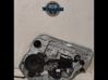 Rear door window regulator with motor 983042