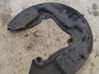 Rear brake disc plate dust cover 