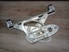 Rear window lifting mechanism without motor 