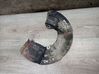 Front brake disc dust cover plate 