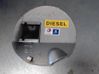 Bouchon, volet de trappe de réservoir à carburant 9680363377