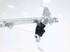 Rear door window regulator with motor 9802619280