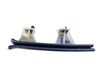Front door windshield rail 9654091680