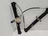 Front door window regulator with motor 7137020