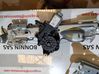 Rear door window regulator with motor 827218403R
