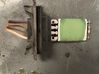 Heater blower motor/fan resistor 6436A9