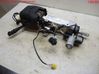 Steering wheel axle set 