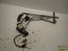 Front door window regulator with motor 