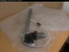 Rear door window regulator with motor 8200485202