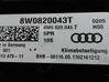 Climate control unit 8W0820043T5PR