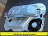 Priekinis el. lango pakėlimo mechanizmas be varikliuko 1738646