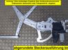 Front window lifting mechanism without motor 93189355