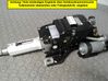 Steering wheel axle 