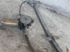 Front door window regulator with motor 