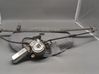 Front window lifting mechanism without motor 