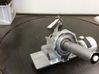 Steering wheel axle 