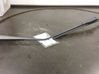 Front wiper blade arm 