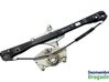 Rear window lifting mechanism without motor 