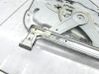 Rear door window regulator with motor 1738648