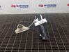 Rear door window regulator with motor 