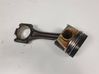 Piston with connecting rod 