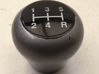 Gear lever shifter trim leather/knob 