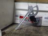 Front door window regulator with motor 4458247