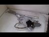 Front door window regulator with motor 5184825