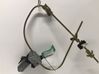 Front door window regulator with motor 7700799476