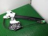 Rear door window regulator with motor 8U0839461