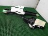 Rear door window regulator with motor 8X4839462A