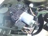 Front door window regulator with motor 1837993