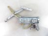 Front door window regulator with motor 