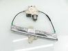 Rear door window regulator with motor 