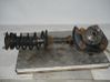 Amortiguador delantero con muelle espiral 