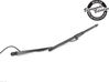 Front wiper blade arm 