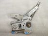 Rear window lifting mechanism without motor 
