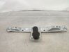 Rear window lifting mechanism without motor 