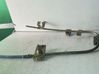 Rear window lifting mechanism without motor 
