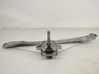 Rear window lifting mechanism without motor 