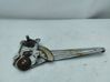 Rear window lifting mechanism without motor 