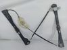 Front window lifting mechanism without motor 
