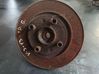 Front wheel hub spindle knuckle 