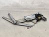 Front window lifting mechanism without motor 